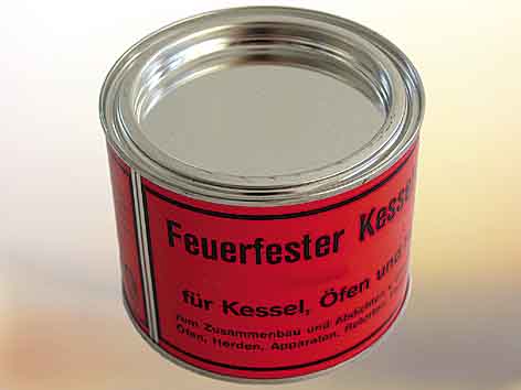 Kessel-Kitt - Feuerfest  1 kg-Dose